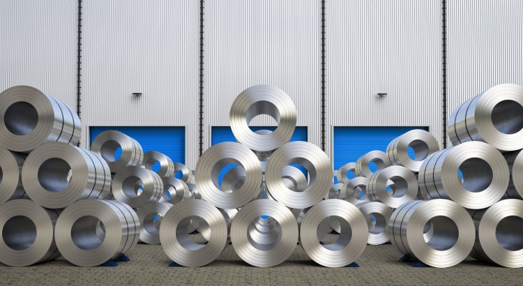  Rouleaux de t&ocirc;le d'acier